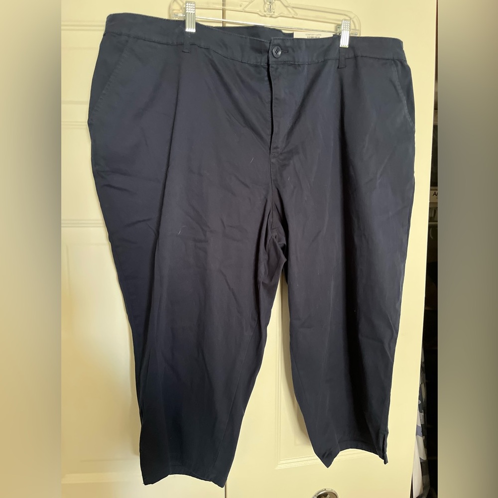 Style & Co Navy Cotton Blend Capri NWT